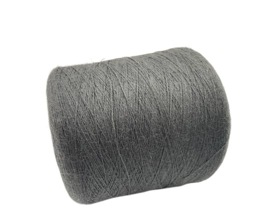 Серая пряжа на бобинах Puro Stock Yarn меринос (100%) 2414 - фото 6301