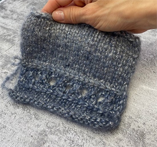 Soffice 60% меринос 25% шелк 15% люрекс 300м/100 серо-голубой 3130