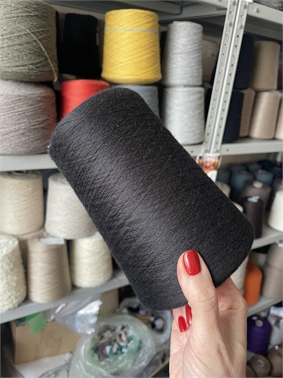 JAIPUR 70% Кашемир 30% Шелк 2800m/100 черный BOT_4767