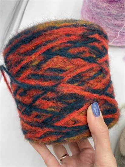 STAMPATO 50%Меринос 12%Альпака 20%Акрил 18%Полиамид 200 оранжевый BOT_4639