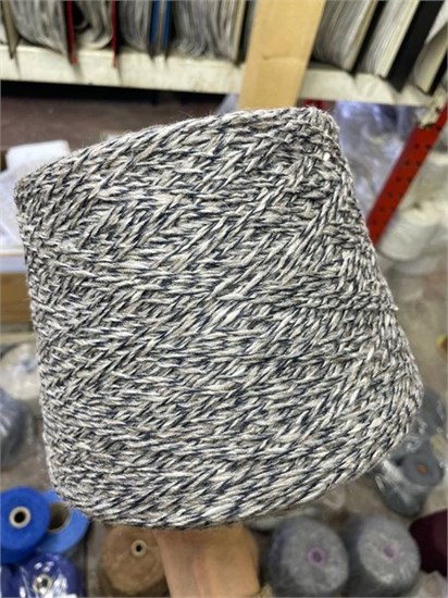 Lynx Zegna Baruffa  75%Меринос 15%Полиамид 10%Ангора 266м/100г Серо-черный меланж BOT_5048