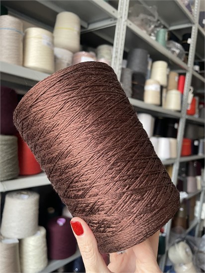 Regina 100% шелк 400-420 шоколад BOT_4560