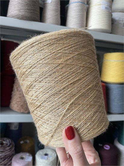 BARBADOS 70%Меринос 30%Лён 800м/100г кремовый BOT_4786