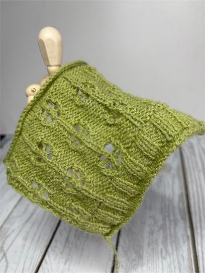 SPEZZATINO 53% Меринос 47% хлопок 1500м/100г Зелёный BOT_5679