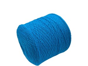 {{photo.Alt || photo.Description || 'Голубая бобинная пряжа Frisettone Stock Yarn Italy меринос (92%) ПА (8%)'}}