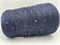 Синяя бобинная пряжа Royal Loro Piana кашемир (67%) шелк (29%) пл (4%) + пайетки P158 0999 - фото 9135